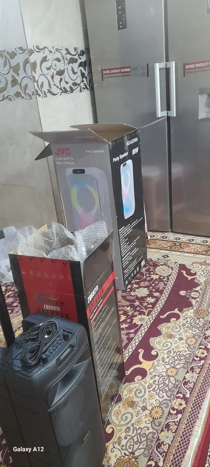 اسپیکر چمدانی دسته دار شارژی برقی مدل  ZQS8211|سیستم صوتی خانگی|مراغه, |دیوار