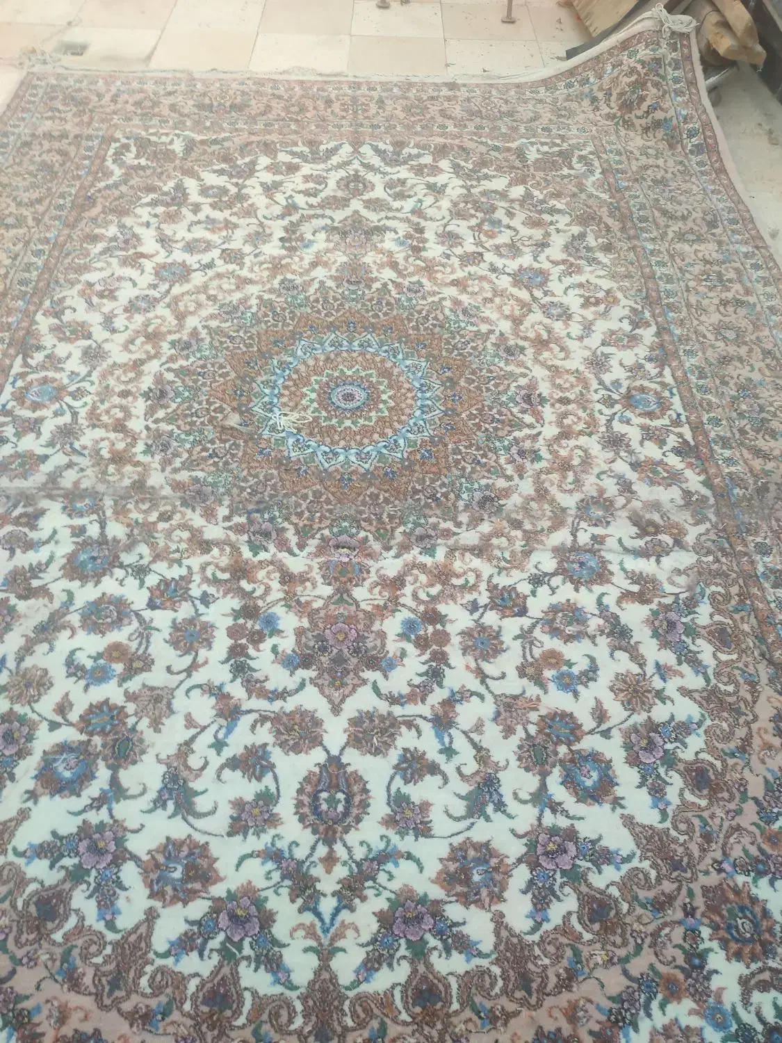 جفت قالی نایین9متری 9لا|فرش|نجف‌آباد, گلدشت|دیوار