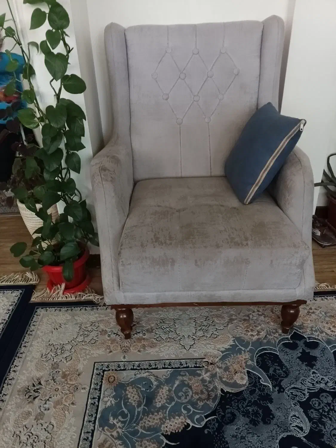 مبل چستر اسکارلت|مبلمان خانگی و میز عسلی|پردیس, فاز ۱|دیوار