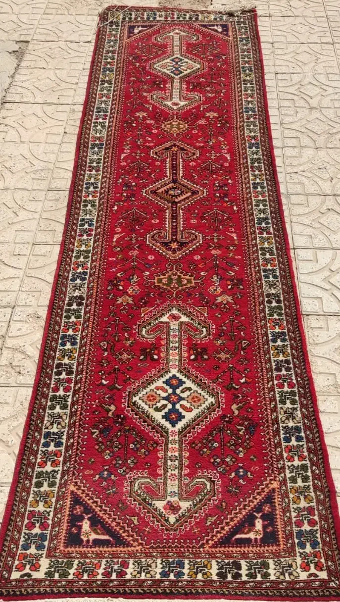 کناره دستباف|فرش|اصفهان, باغ زرشک|دیوار