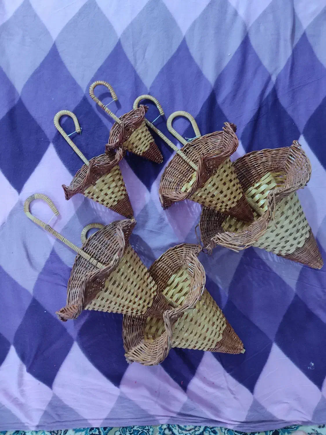 سبد حصیری|صنایع دستی و سایر لوازم تزئینی|میاندوآب, |دیوار