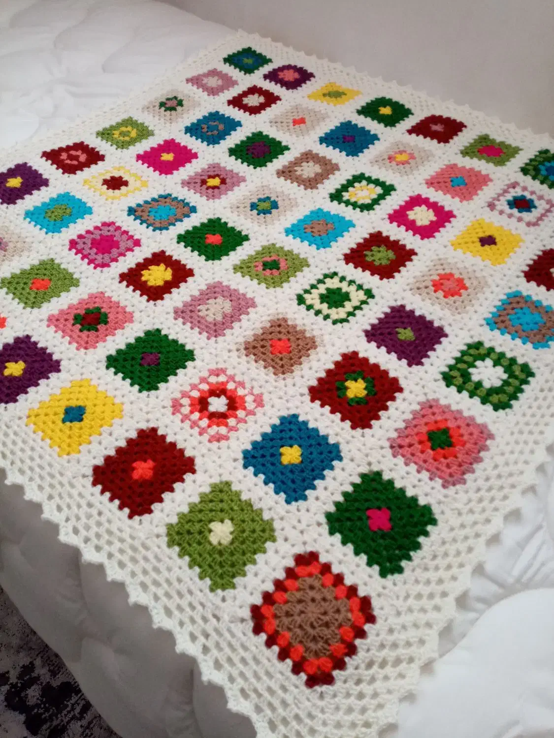 رومیزی بافتنی|پرده، رانر، رومیزی|ساری, |دیوار