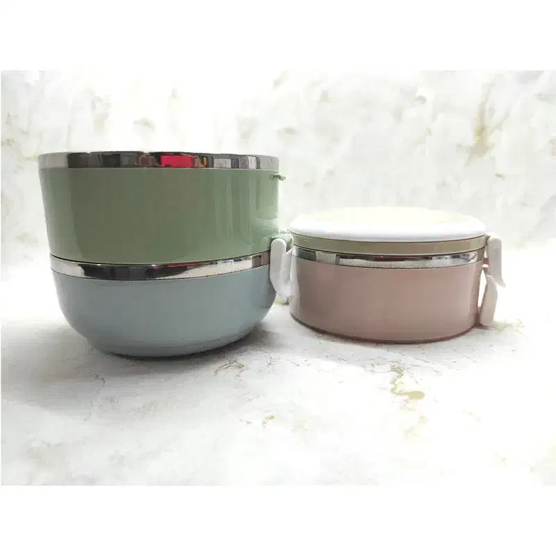 ظرف غذا داخل استیل گرم نگهدارنده مدل سه طبقه|ظروف نگهدارنده، پلاستیکی، یک‌بارمصرف|کرج, باغستان|دیوار