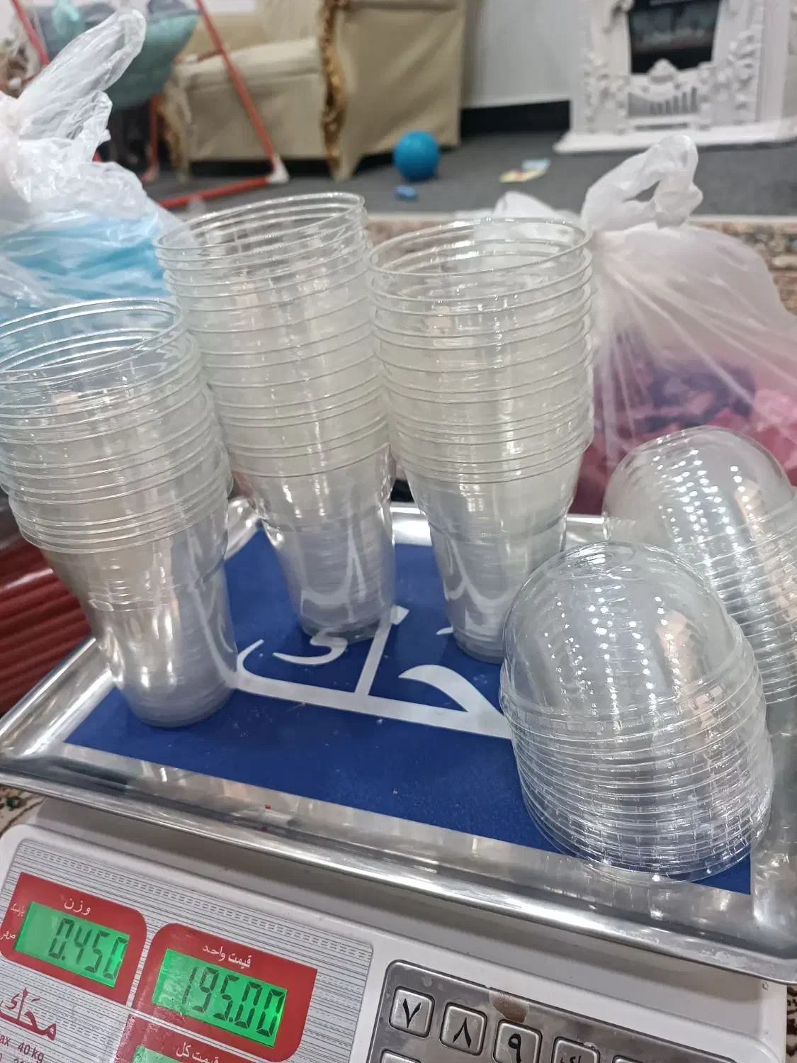 لیوان ایس پک وآبمیوه و شیک|ظروف نگهدارنده، پلاستیکی، یکبارمصرف|دوگنبدان, |دیوار