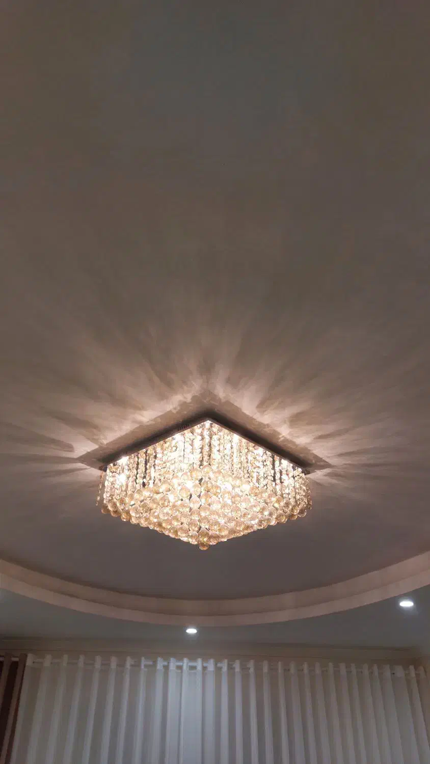 دوعدد لوستر|لوستر و چراغ آویز|رشت, لاکانی|دیوار