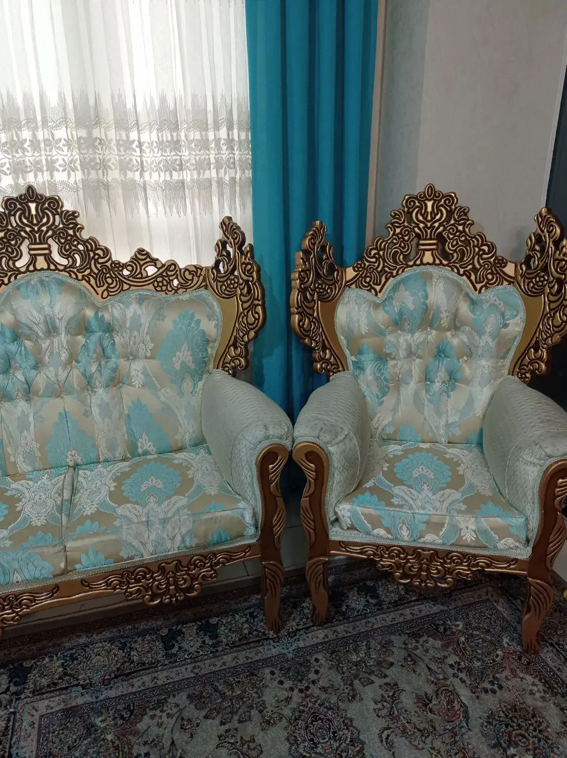 مبل ۷ نفره با فوم سرد|مبلمان خانگی و میز عسلی|تهران, شهرک شریفی|دیوار