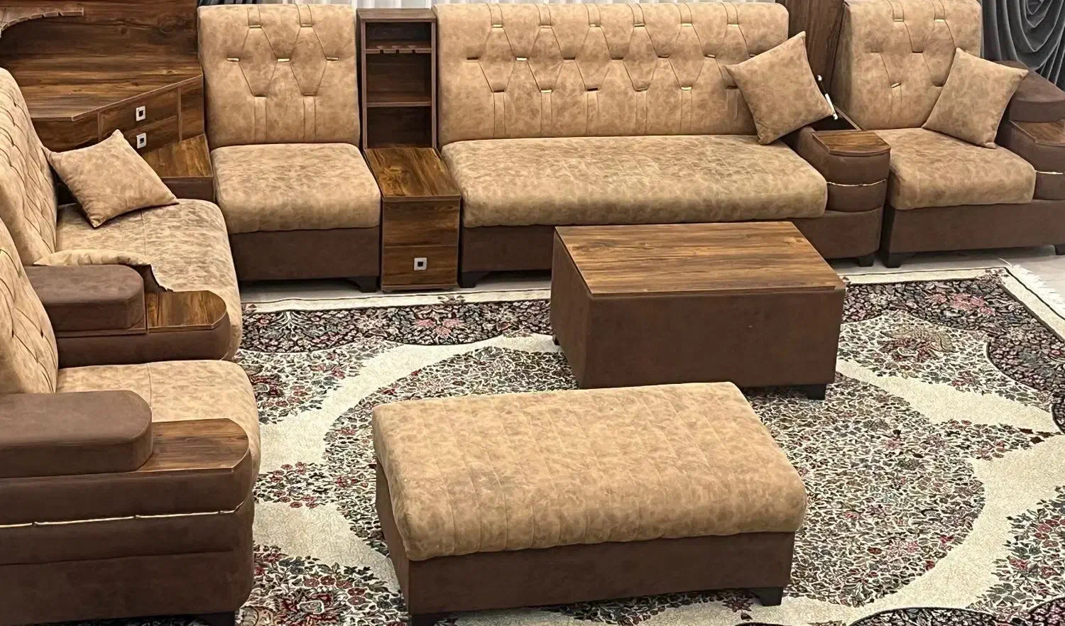 مبل ال ۹ نفره در حد نو|مبلمان خانگی و میز عسلی|رفسنجان, |دیوار