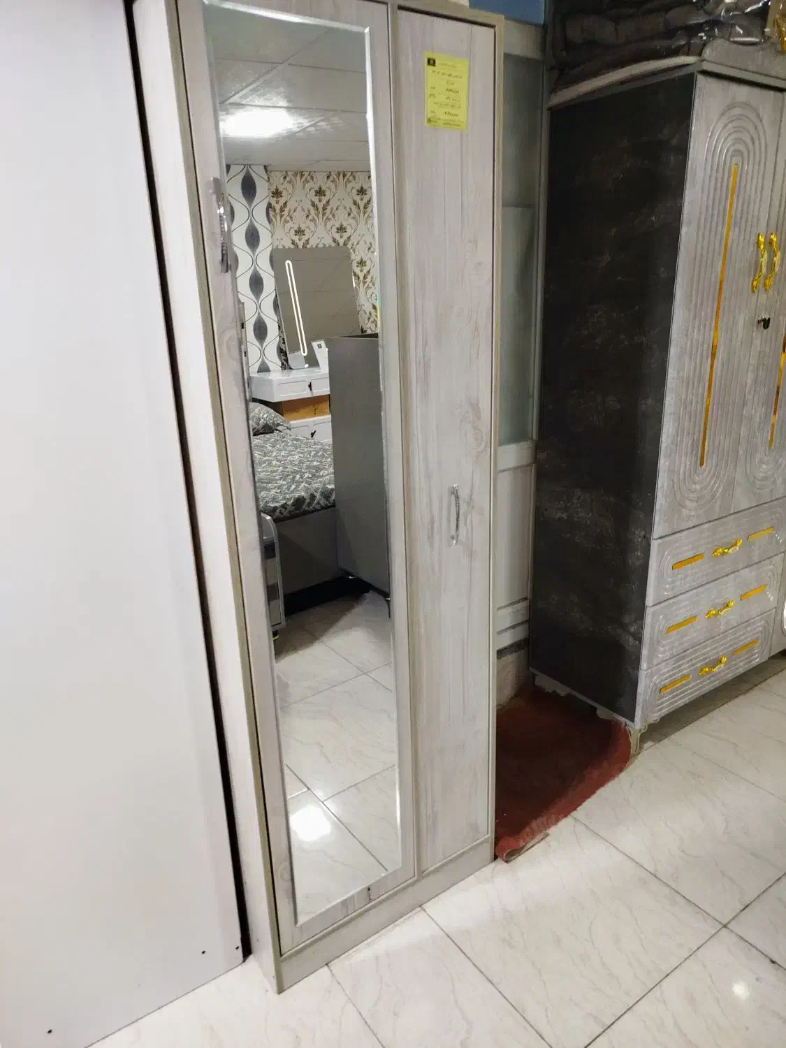 کمدلباس دو درب یاقوت زرکالا|جاکفشی، کمد، دراور|یاسوج, |دیوار