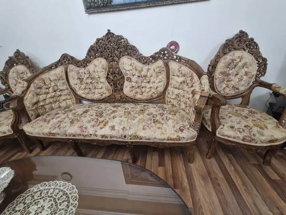 مبل سلطنتی۹ نفره|مبلمان خانگی و میز عسلی|تبریز, |دیوار