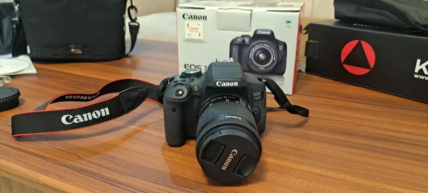 دوربین کنون ۷۵۰d|دوربین عکاسی و فیلمبرداری|رشت, چله خانه|دیوار