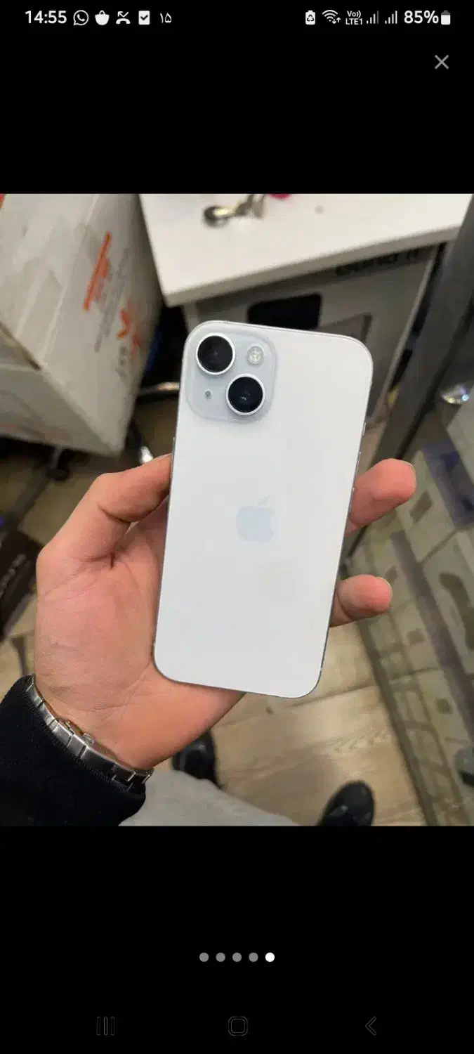 آیفون ۱۵ نرمال در حد نو|موبایل|گرگان, |دیوار