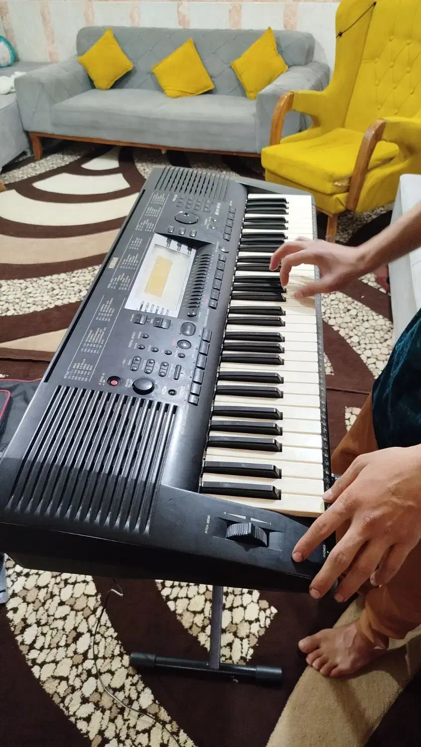 ارگ یاماها پی ار اس 630|پیانو، کیبورد، آکاردئون|اهواز, زندوکیلی|دیوار