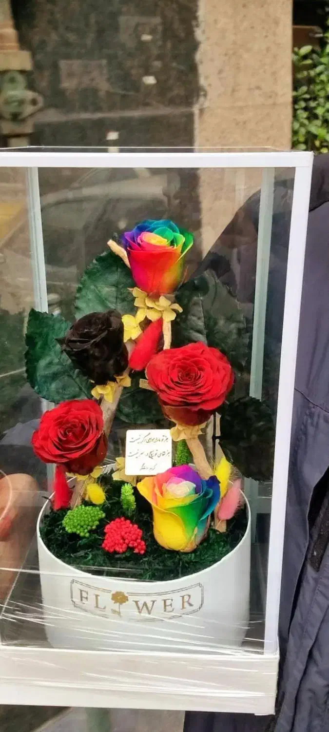 لاکچری باکس گل رز جاودان ۳ گله و ۵ گله اسپیناس|گل و گیاه طبیعی|تهران, میدان ولیعصر|دیوار