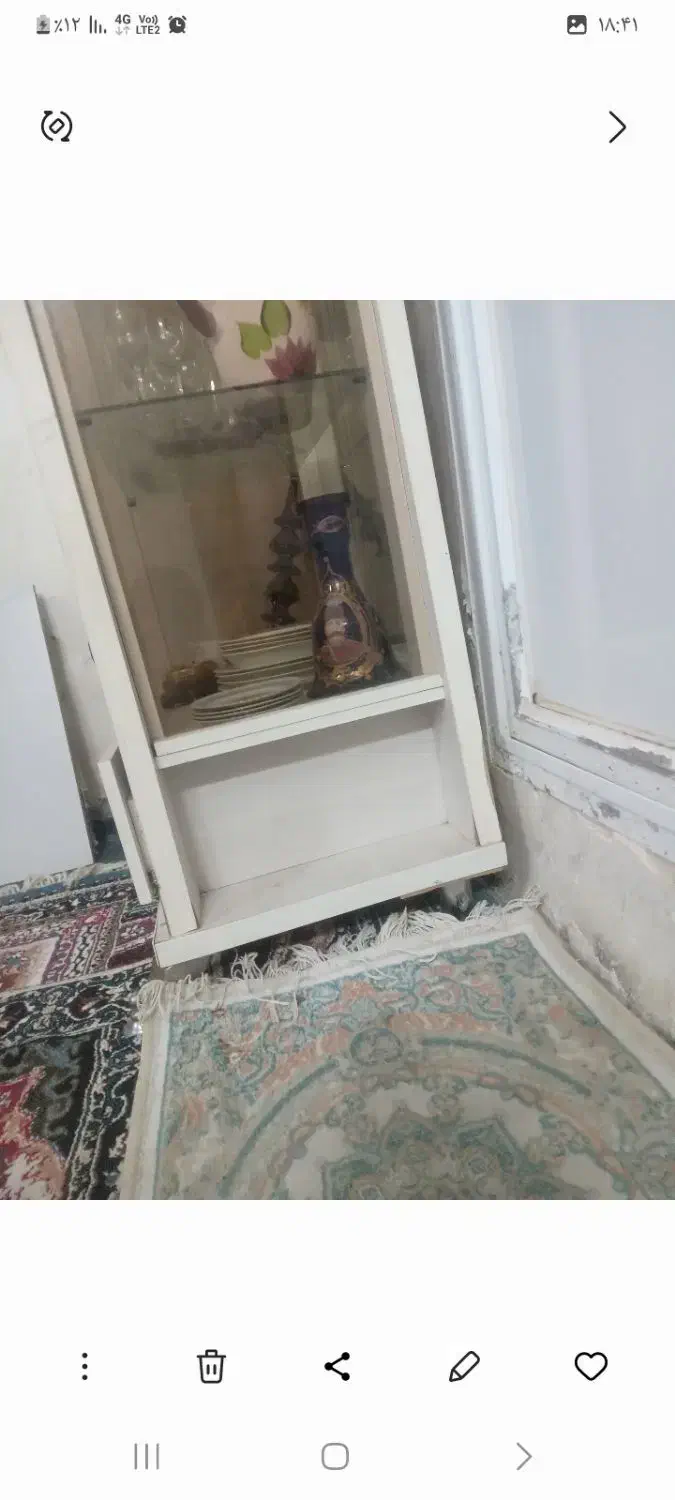 بوفه سفید mdf|بوفه، ویترین، کنسول|شوش, |دیوار