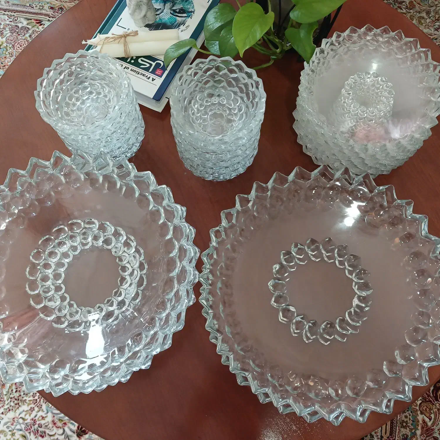 ست پذیرایی کاملا سالم فقط پیش دستیاش استفاده شده|ظروف سرو و پذیرایی|دماوند, مسکن مهر گیلاوند|دیوار