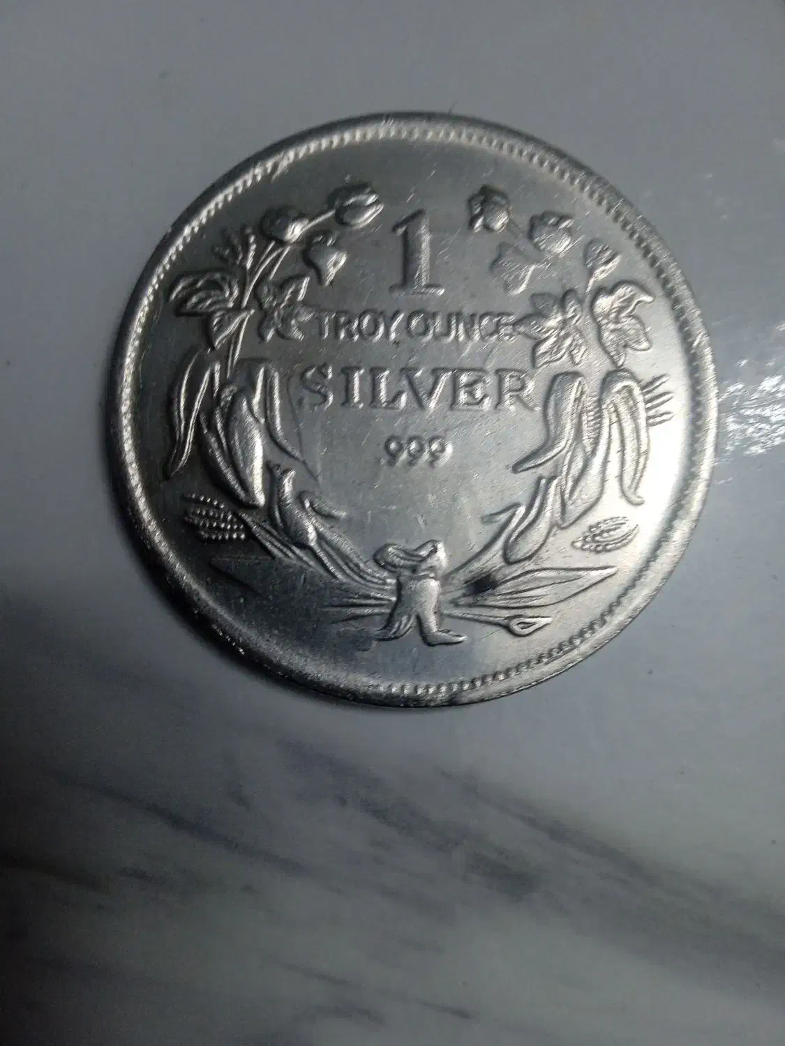 سکه نقره (999)|کلکسیون سکه، تمبر، اسکناس|شیراز, زرهی|دیوار