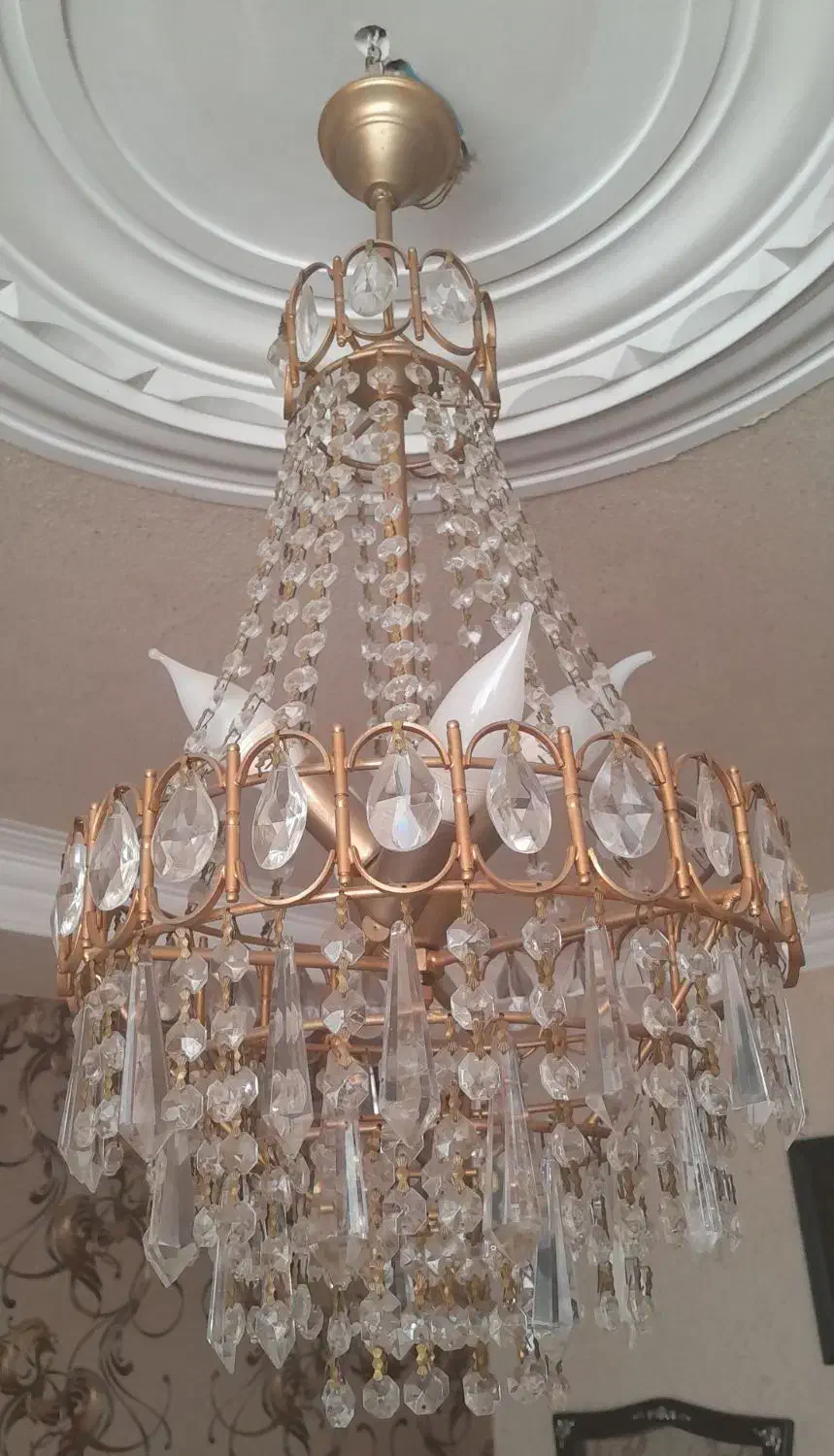 لوستر برنز|لوستر و چراغ آویز|محمدیه-قزوین, |دیوار