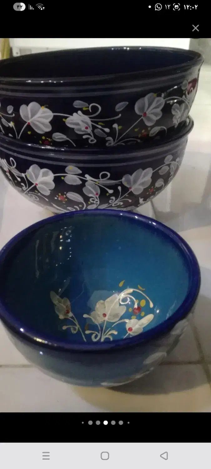 ملامین میوه خوری شکلات خوری قاشق قدیمی پیاله یلدای|ظروف سرو و پذیرایی|شیراز, قالیشویی|دیوار