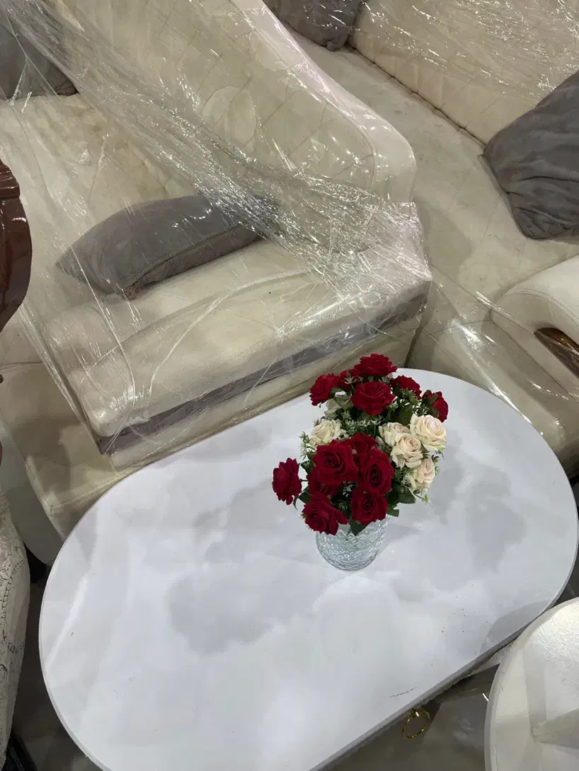 مبل ۷ نفره مدل لاویز رنگ شیری|مبلمان خانگی و میز عسلی|آمل, |دیوار