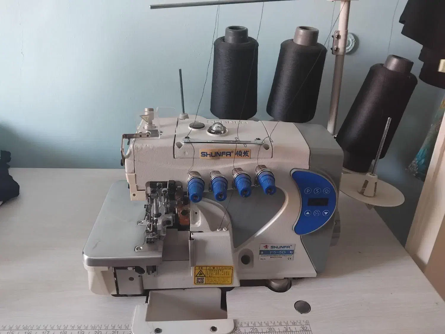 زیگزال پنج نخ|چرخ خیاطی و ریسندگی|سهند, |دیوار