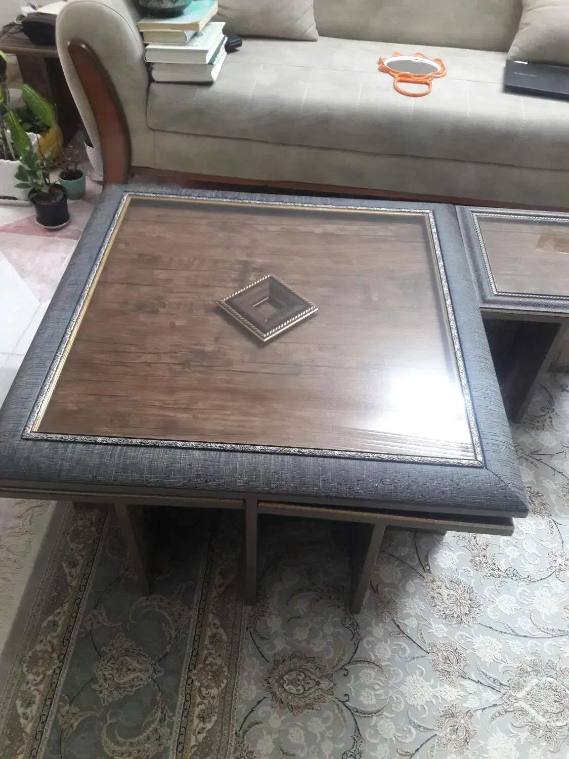 میز پذیرایی با ۴ تا میز عسلی|مبلمان خانگی و میز عسلی|علیآباد کتول, |دیوار