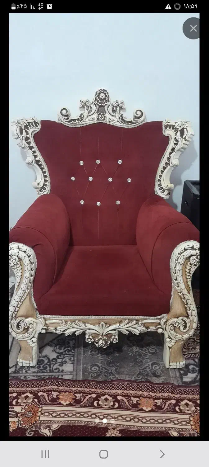 مبل در حد نو|مبلمان خانگی و میز عسلی|اهر, |دیوار