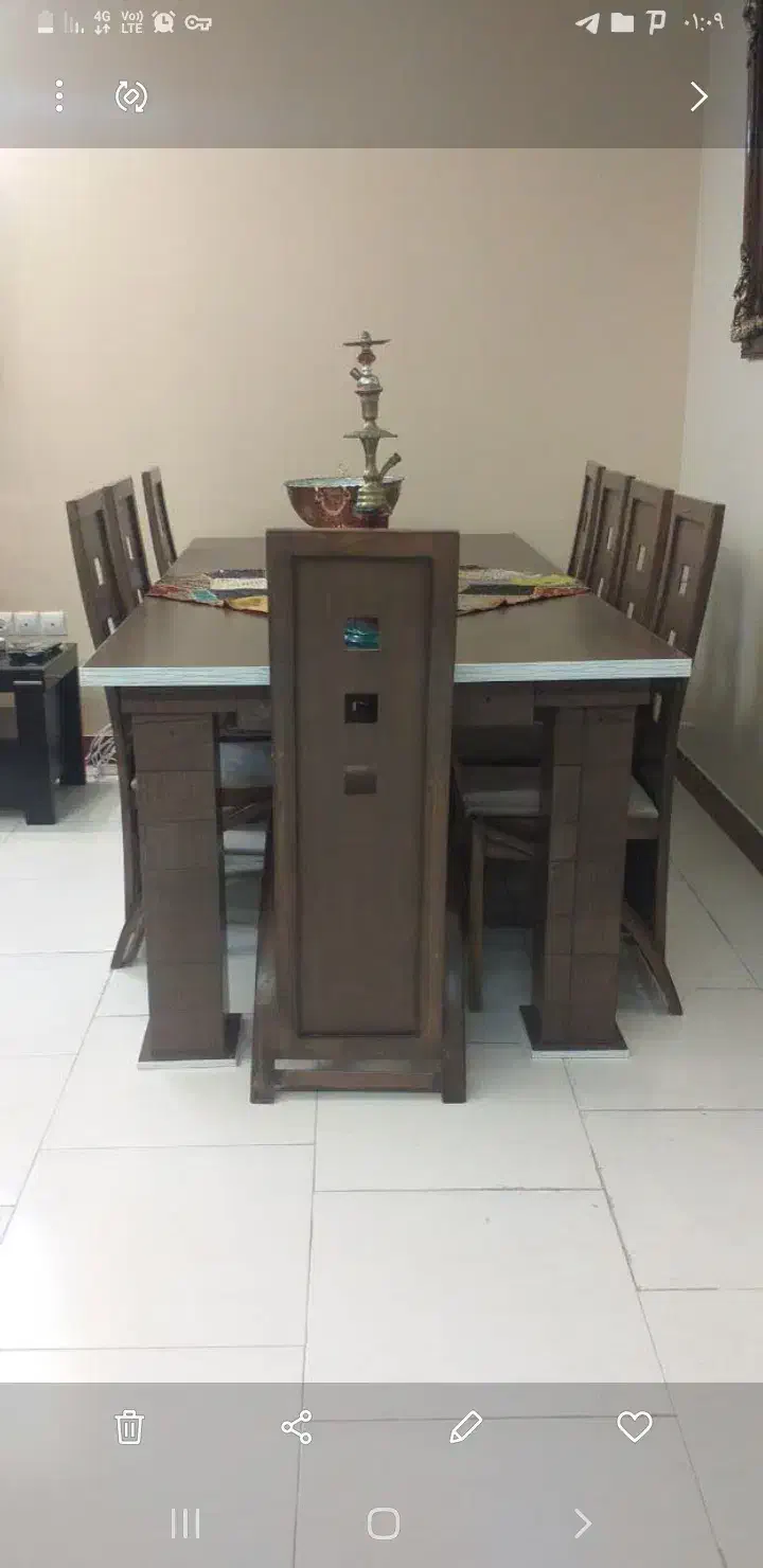 میزغذاخوری ۸نفره|میز و صندلی غذاخوری|زنجان, |دیوار