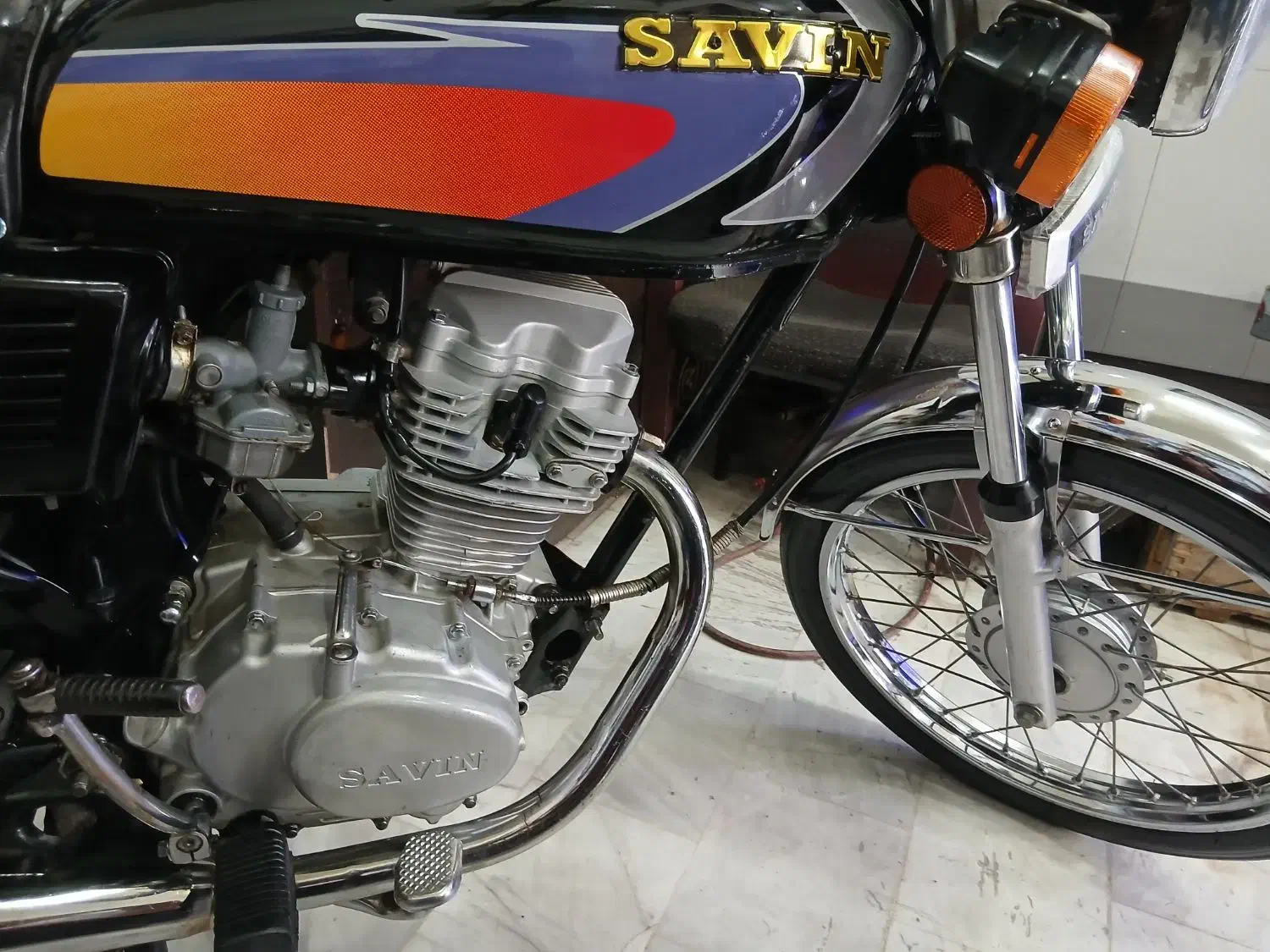 موتور ۹۳ساوین سالم تمیز|موتورسیکلت|قم, شاه ابراهیم|دیوار