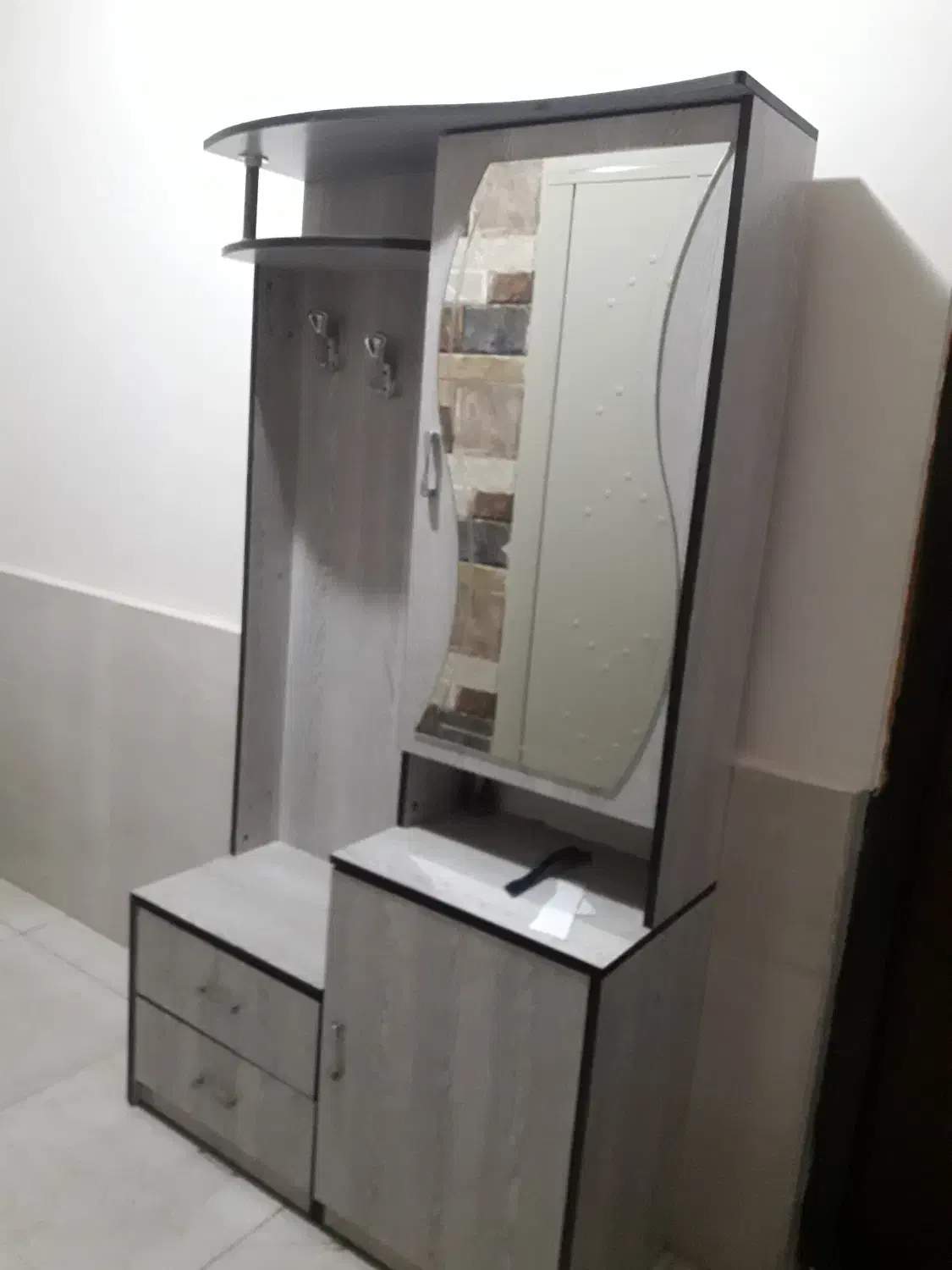 جا کفشی،جا لباسی آیینه دار|جاکفشی، کمد، دراور|رشت, گلزاران|دیوار