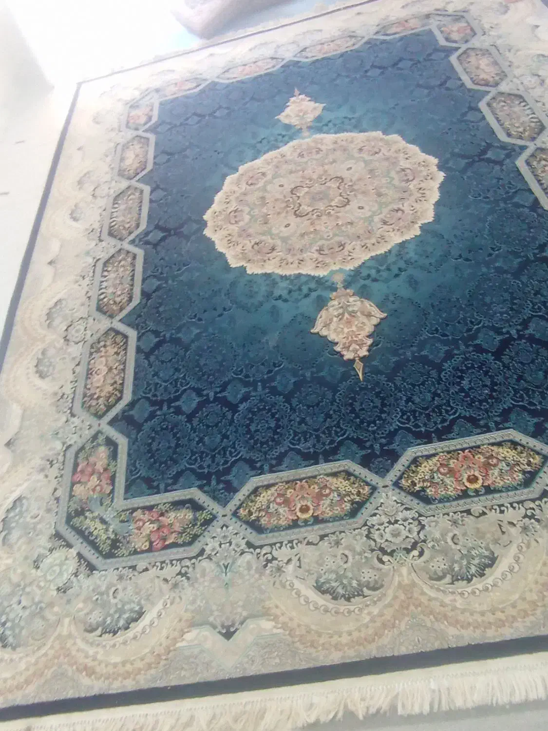 فرش ۱۲متری  طرح هالیدی سرمه‌ای|فرش|شیراز, شهرک صادقیه|دیوار