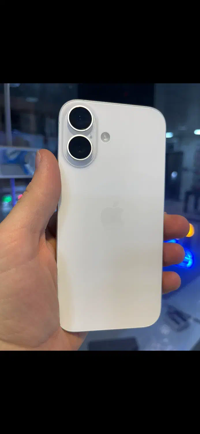 گوشی‌اپل‌مدل‌iPhone 16 128G CH/A سفید دوسیم 100%|موبایل|قزوین, |دیوار