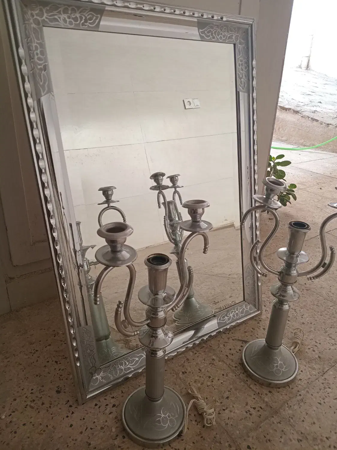 اینه و شمعدان|صنایع دستی و سایر لوازم تزئینی|بجنورد, |دیوار