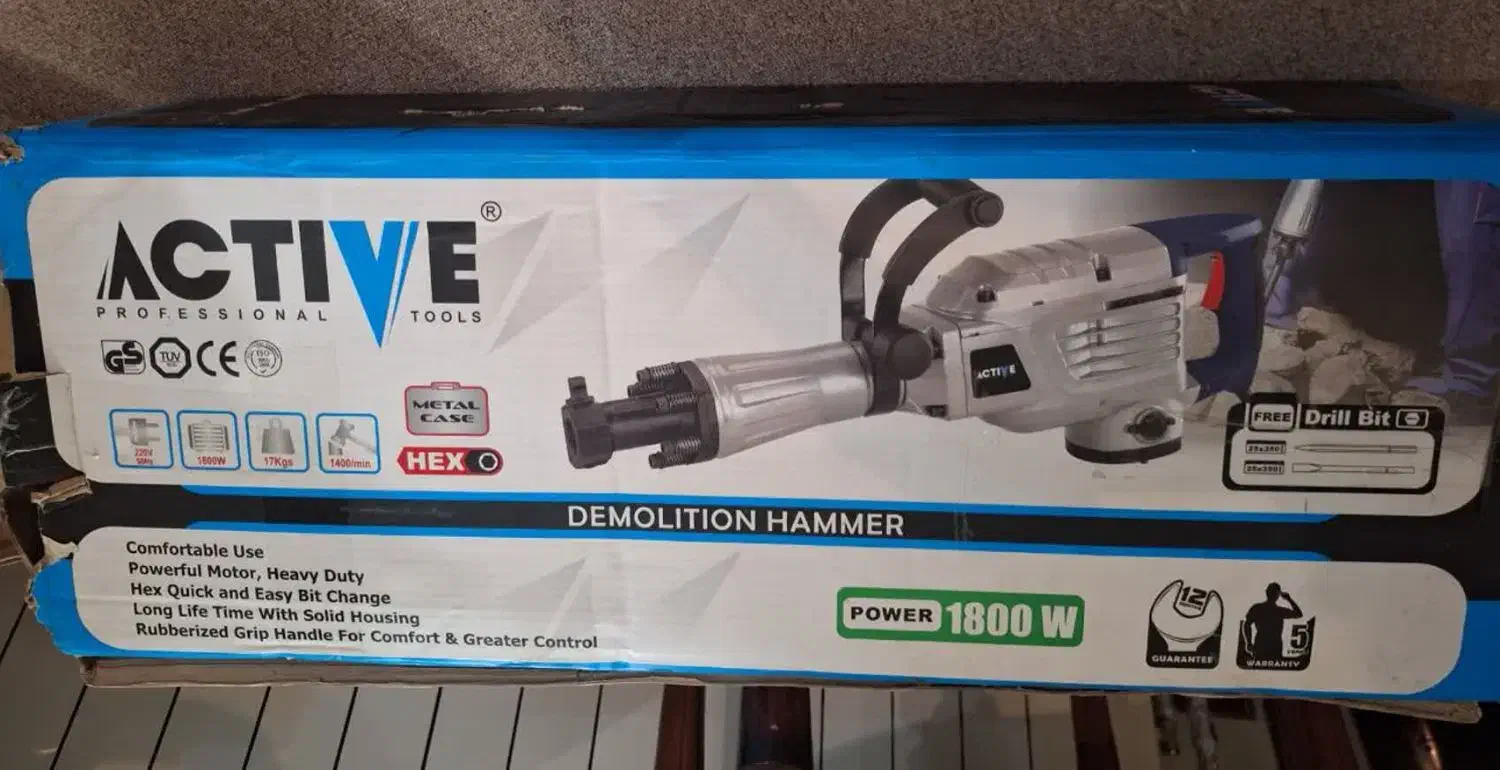چکش تخریب اکتیوتولز، آکبند ۱۷ کیلویی|ابزارآلات|تهران, میرداماد|دیوار