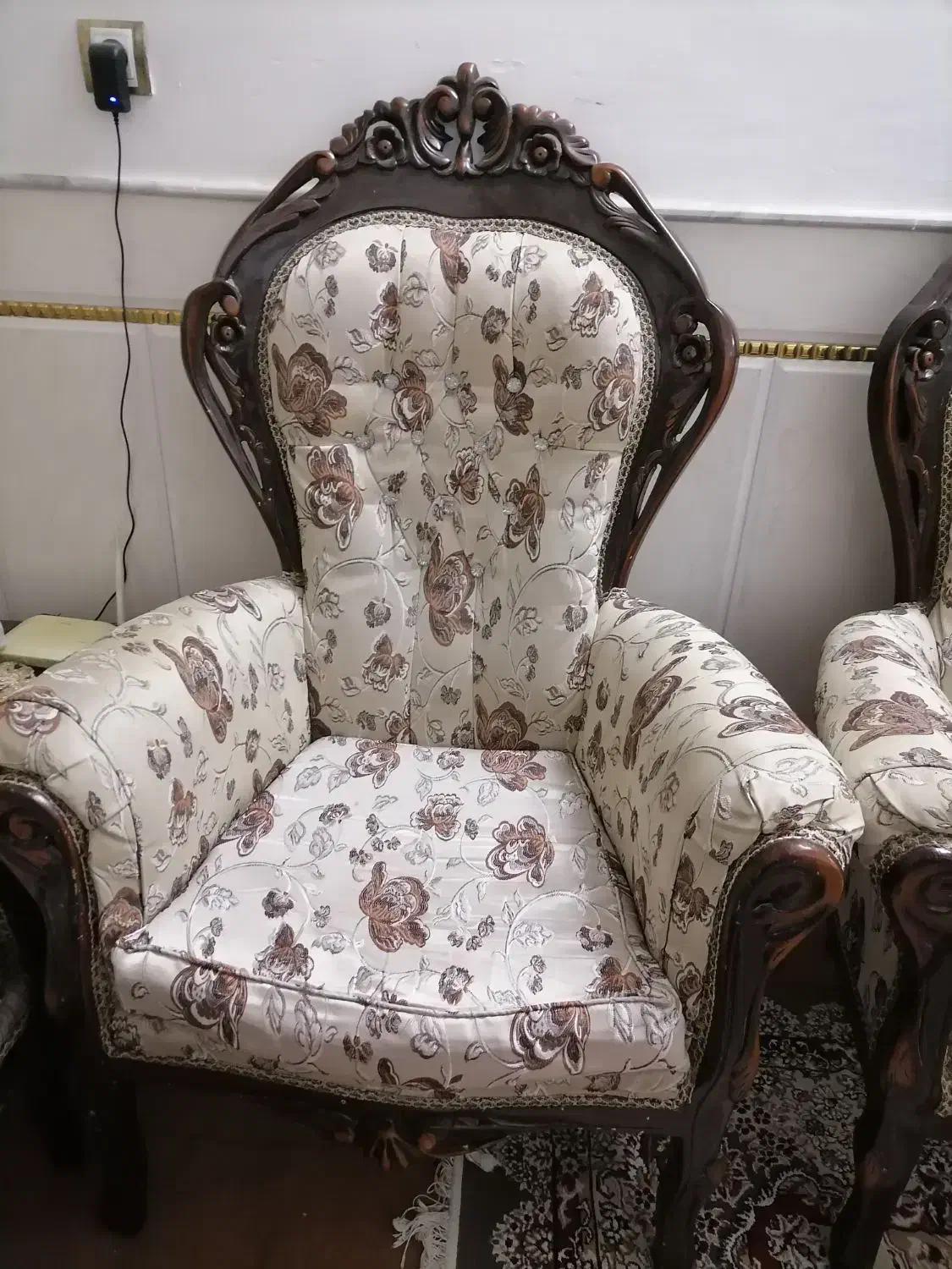 مبل سلطنتی|مبلمان خانگی و میز عسلی|قم, شهرک امام حسن|دیوار