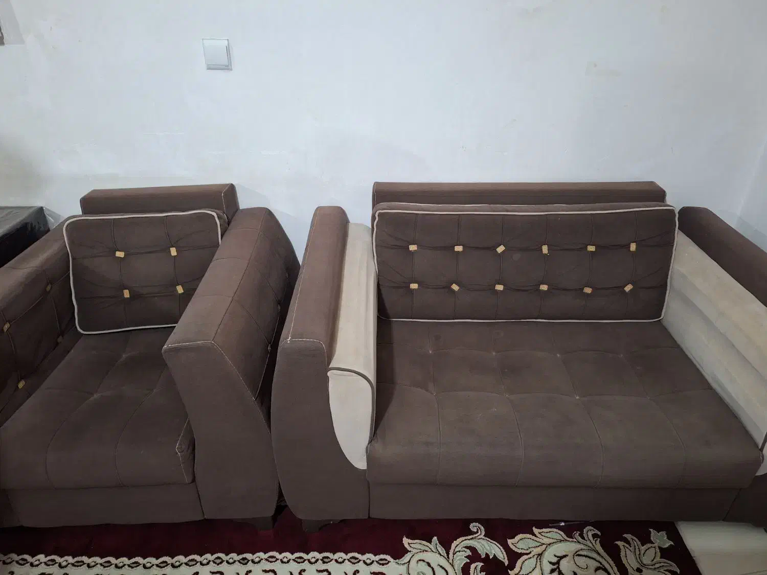 مبل ۷ نفره راحتی|مبلمان خانگی و میز عسلی|فولادشهر, مسکن مهر فولادشهر|دیوار