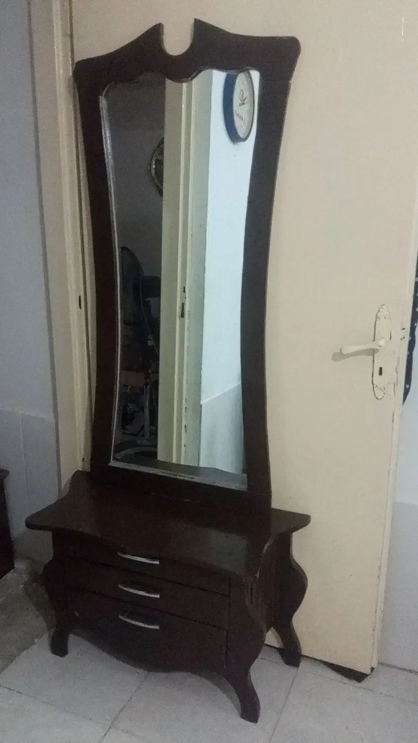 کمد،وآینه وکنسول بدون شمعدان|جاکفشی، کمد، دراور|فردیس, ثابتی|دیوار