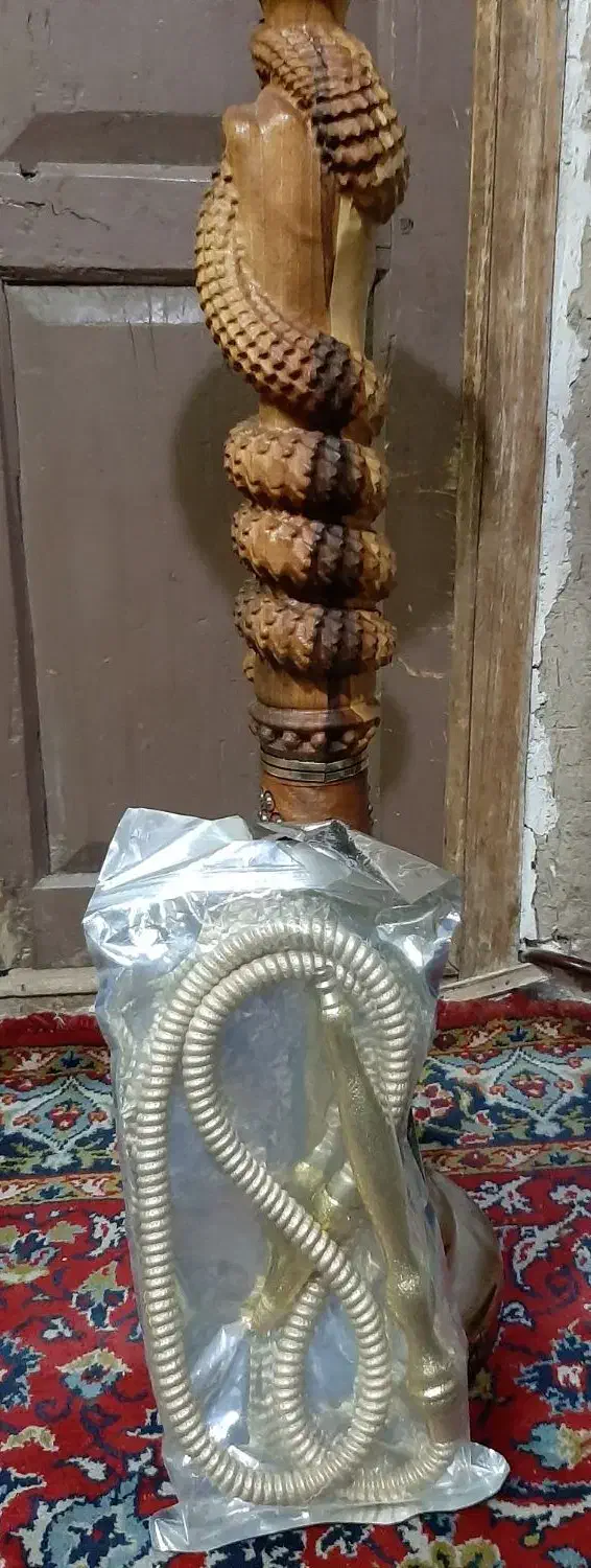 قلیان چوبی اکبند|زیورآلات و اکسسوری|گلپایگان, |دیوار