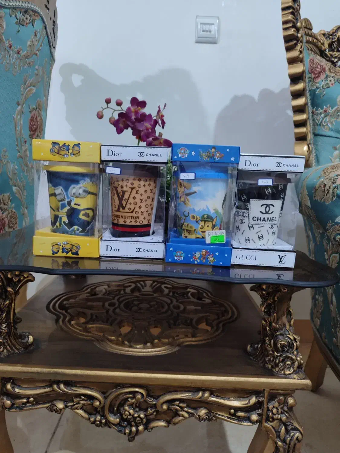 شات اسپرسو ماگ استار باکس قرمز بنفش و سبز وجعبه تک|ظروف سرو و پذیرایی|تهران, هفده شهریور|دیوار