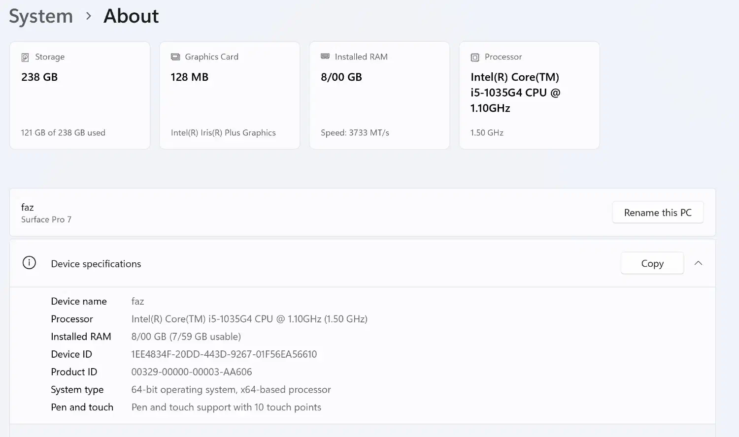 Surface pro 7|رایانه همراه|تهران, شمشیری|دیوار