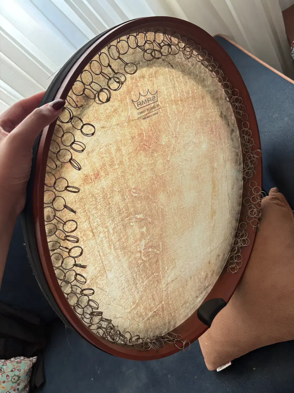 دف رمو|سازهای سنتی|مشهد, اقبال|دیوار