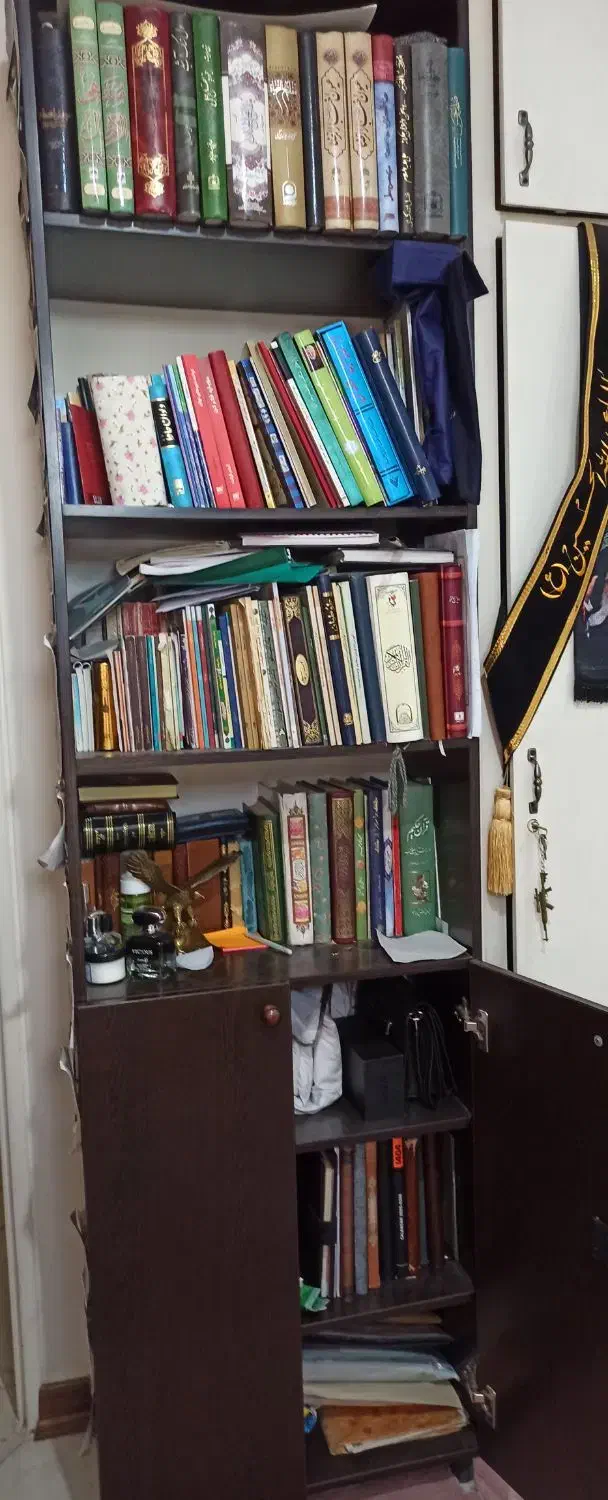 کتابخانه|کتابخانه، شلف، قفسه‌های دیواری|تهران, مینای جنوبی|دیوار