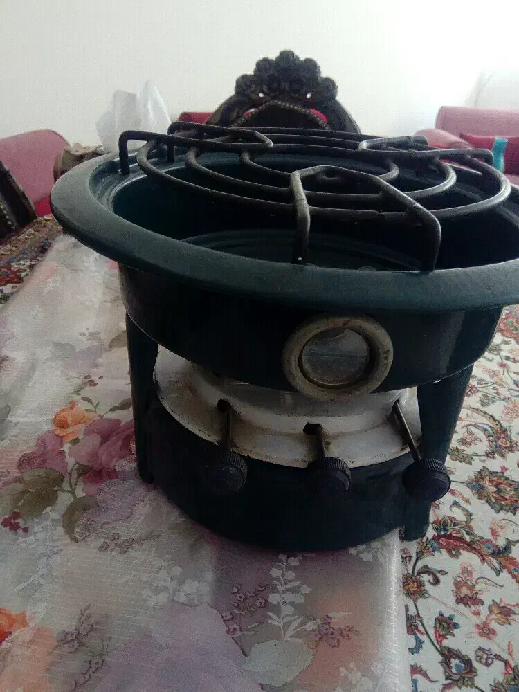 چراغ نفتی سه فتیله|صنایع دستی و سایر لوازم تزئینی|اراک, |دیوار