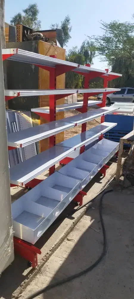 قفسه دو طرفه و جای حبوبات و آجیل درحدنو مشابه نو|فروشگاه و مغازه|مسجد سلیمان, |دیوار