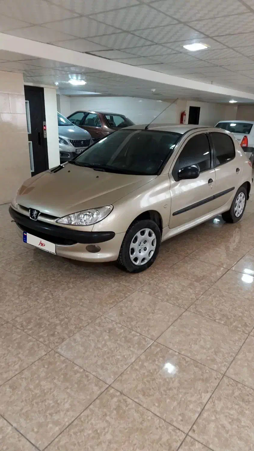 ۲۰۶ تیپ۳ مدل ۸۵ رنگ بژ خانگی|خودرو سواری و وانت|تبریز, |دیوار