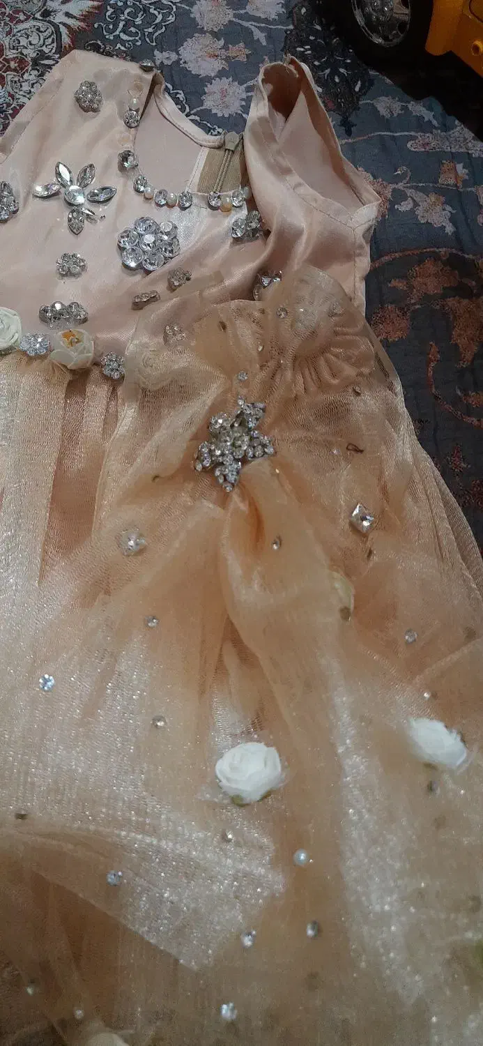 لباس عروس بچگانه نو|کفش و لباس بچه|سرپل ذهاب, |دیوار