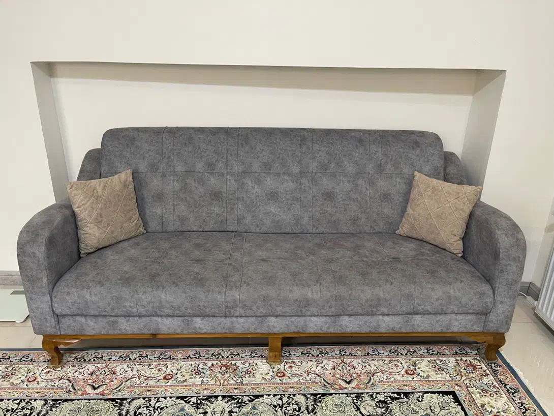 مبل هفت نفره روکش پارچه ای به همراه میز عسلی|مبلمان خانگی و میز عسلی|تهران, تهرانسر مرکزی|دیوار