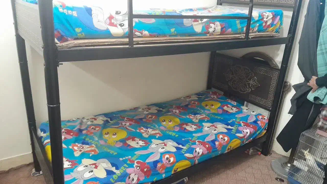 تخت دوطبقه|تخت و سرویس خواب|برخوار, |دیوار