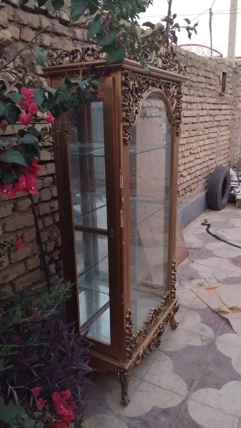 بوفه چوبی|بوفه، ویترین، کنسول|شیراز, محراب|دیوار