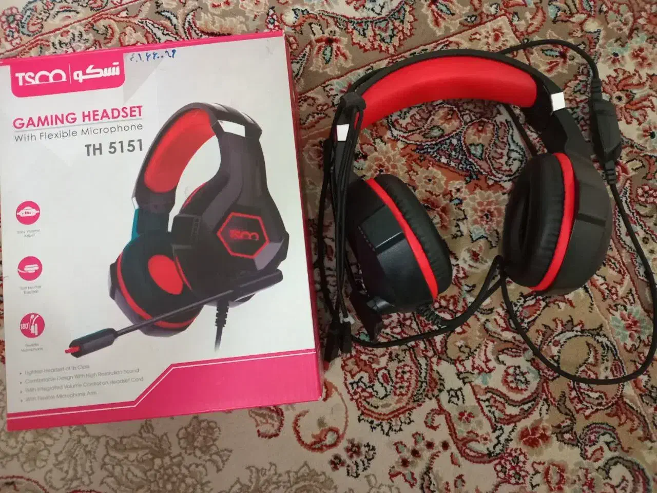 هدست گیمینگ tsco مدل th5151|قطعات و لوازم جانبی رایانه|مشهد, الهیه|دیوار