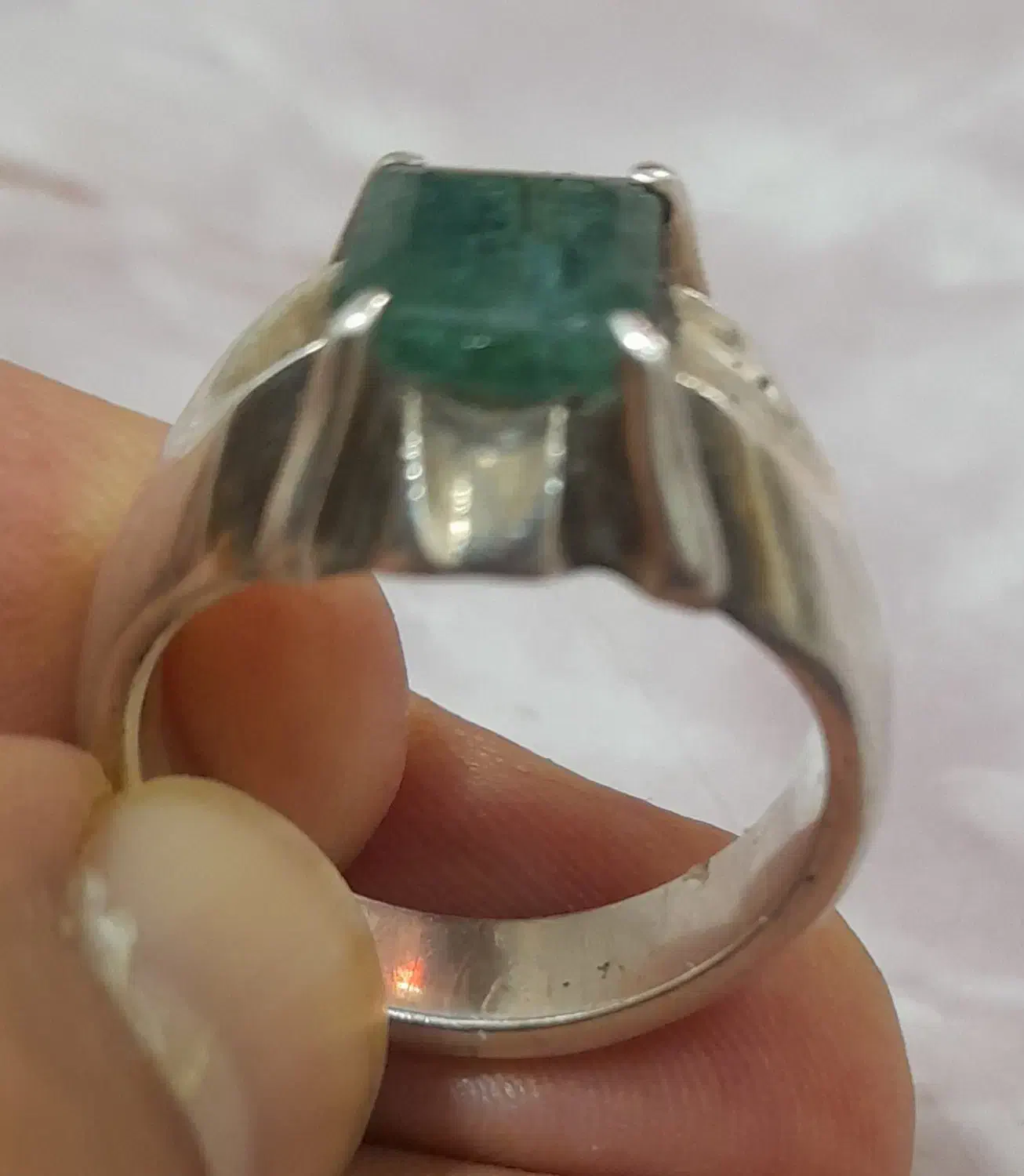 انگشتر فاخر زمرد کلمبیا|جواهرات|بناب, |دیوار